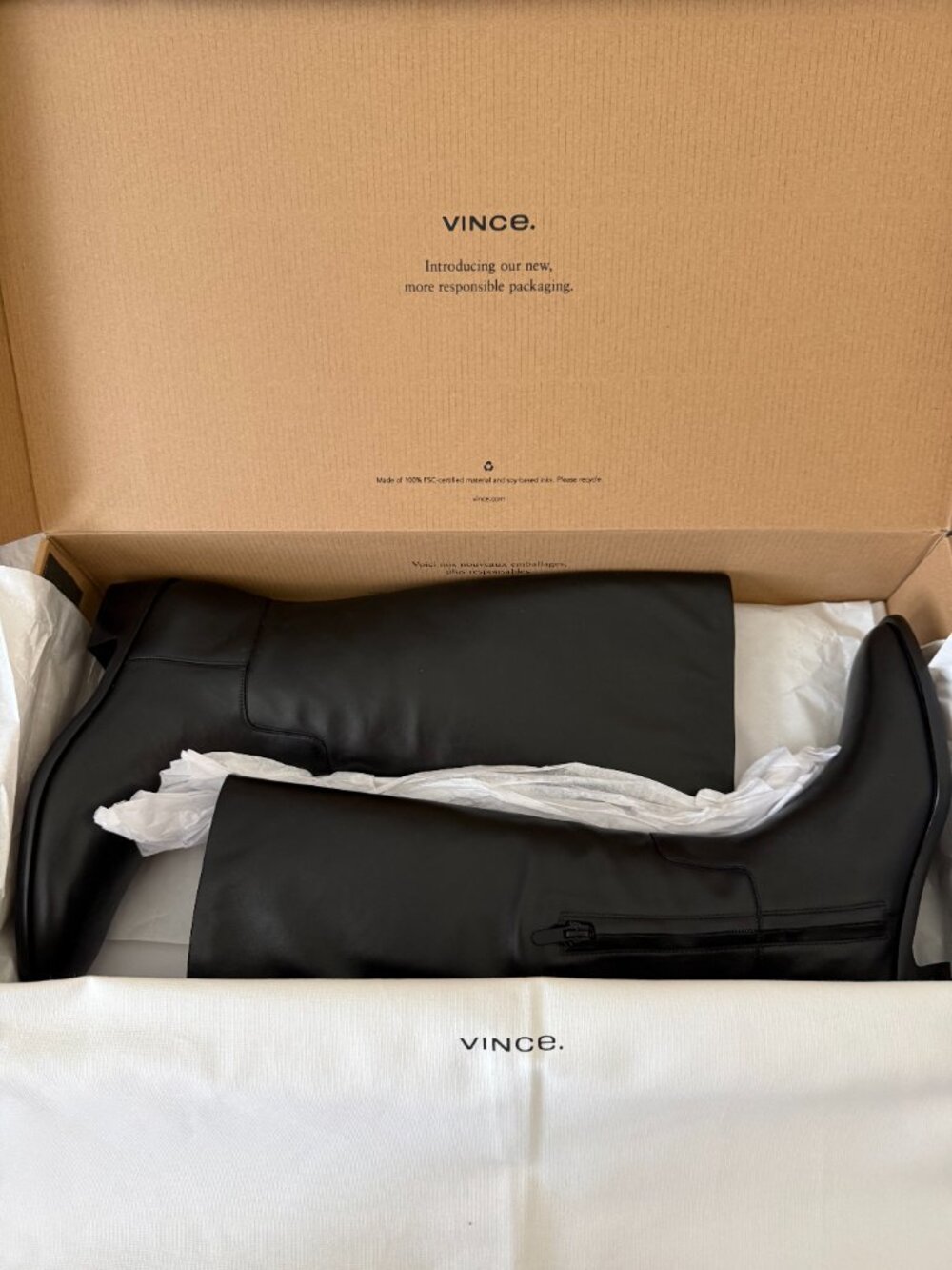 New Vince Andes Knee High Boots - Picture 3 of 12